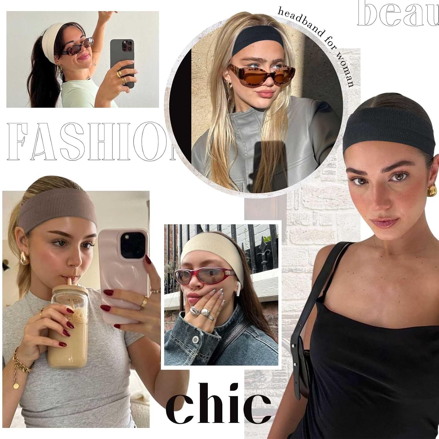 Thumbnail 1 de PROPOG Haarband Damen Sommer 3er Set