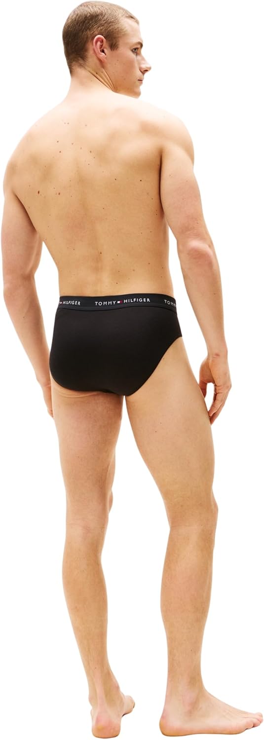 Thumbnail 5 de Tommy Hilfiger Herren 3er Pack Hip Briefs Unterhosen mit Logobund
