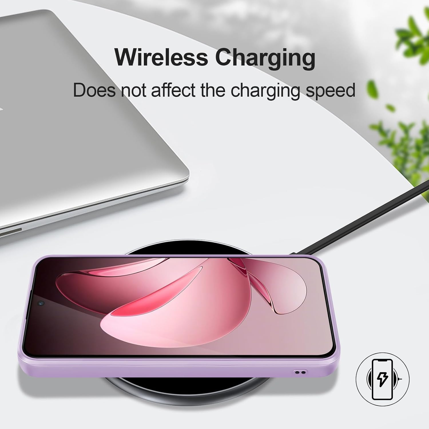 Thumbnail 6 de GiiYoon Silky-Soft Touch Silicone Case for Oppo Reno 13 Pro (Purple)