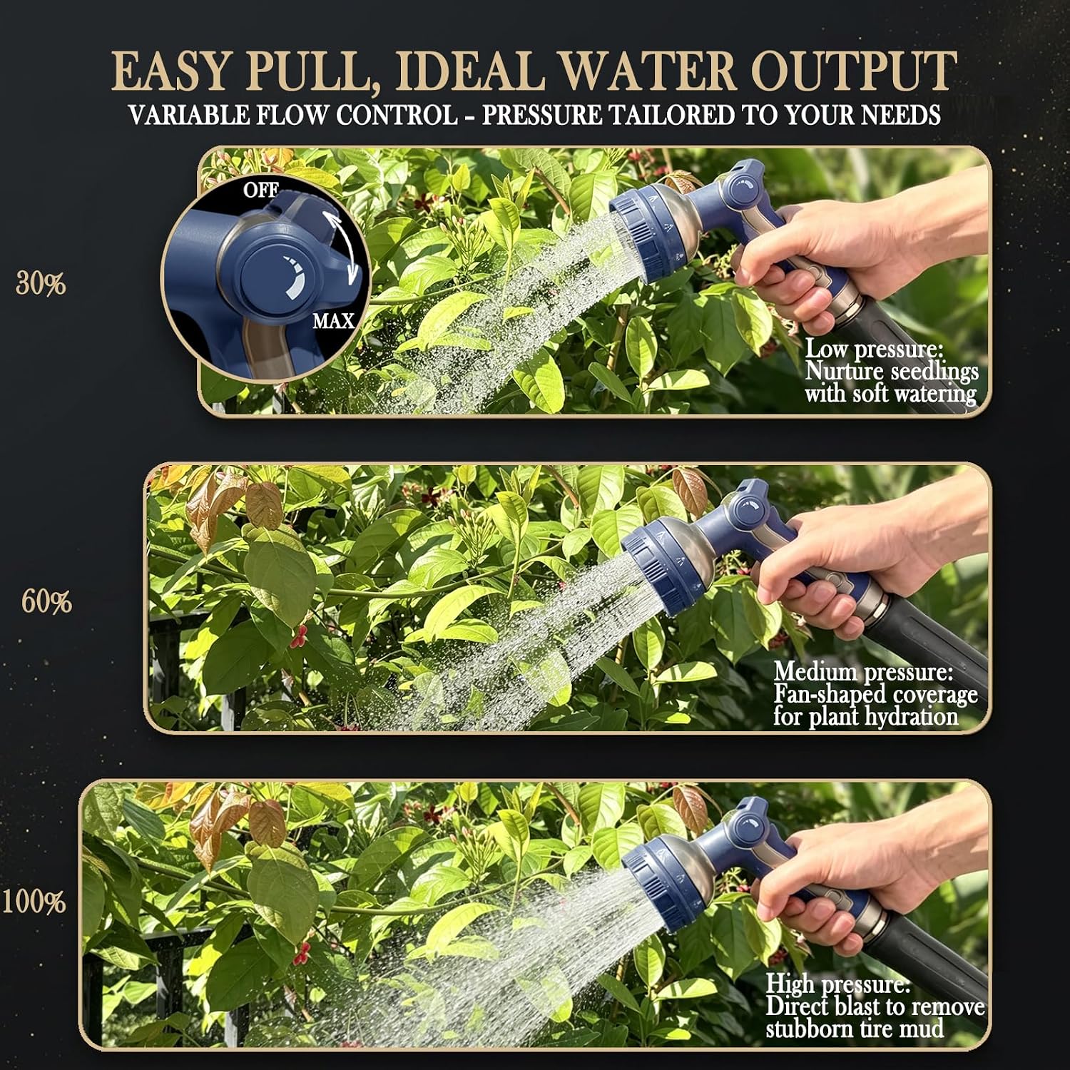 Thumbnail 4 de ELEPHOSE Metal Garden Hose Nozzle