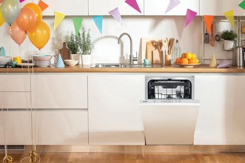 Detalle de Gorenje GV 520E 10 Einbau-Geschirrspüler – Zuverlässige Beladungsflexibilität und automatische Reinigungsmittel-Erkennung