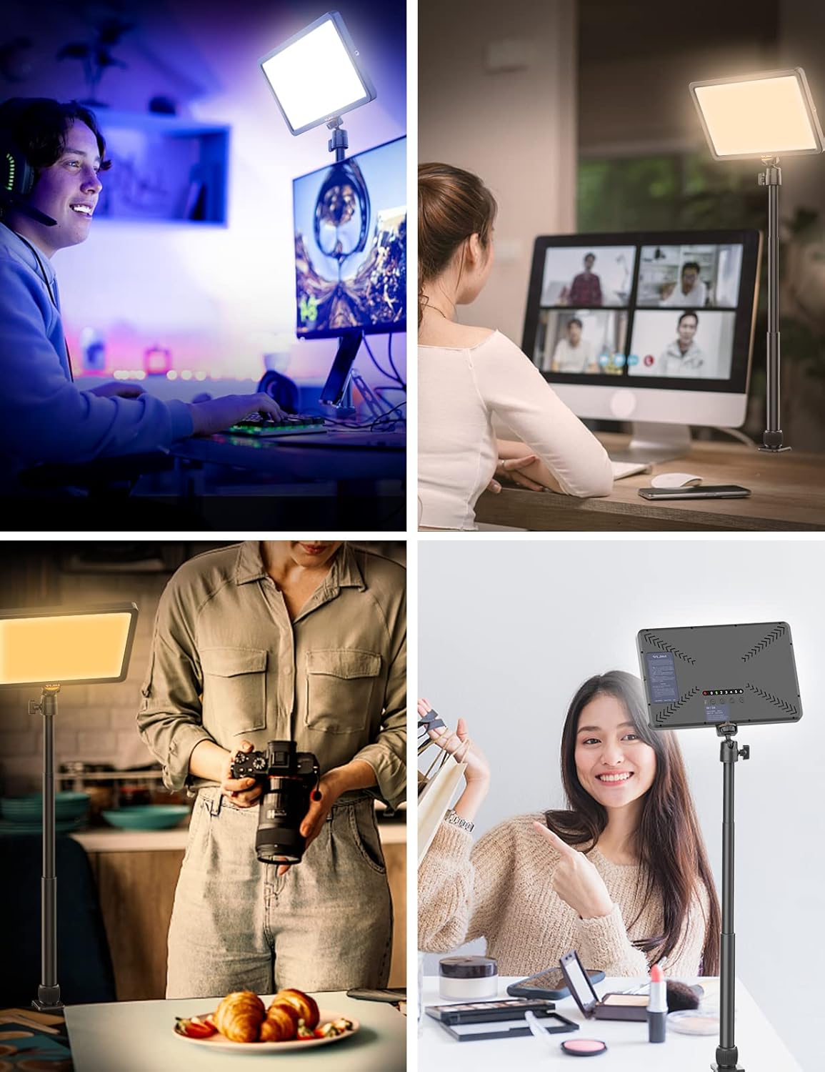 Detalle 2 de ULANZI K20 Key Light LED Video Light with Remote Control (11" panel, 2500K–9000K, dimmable)