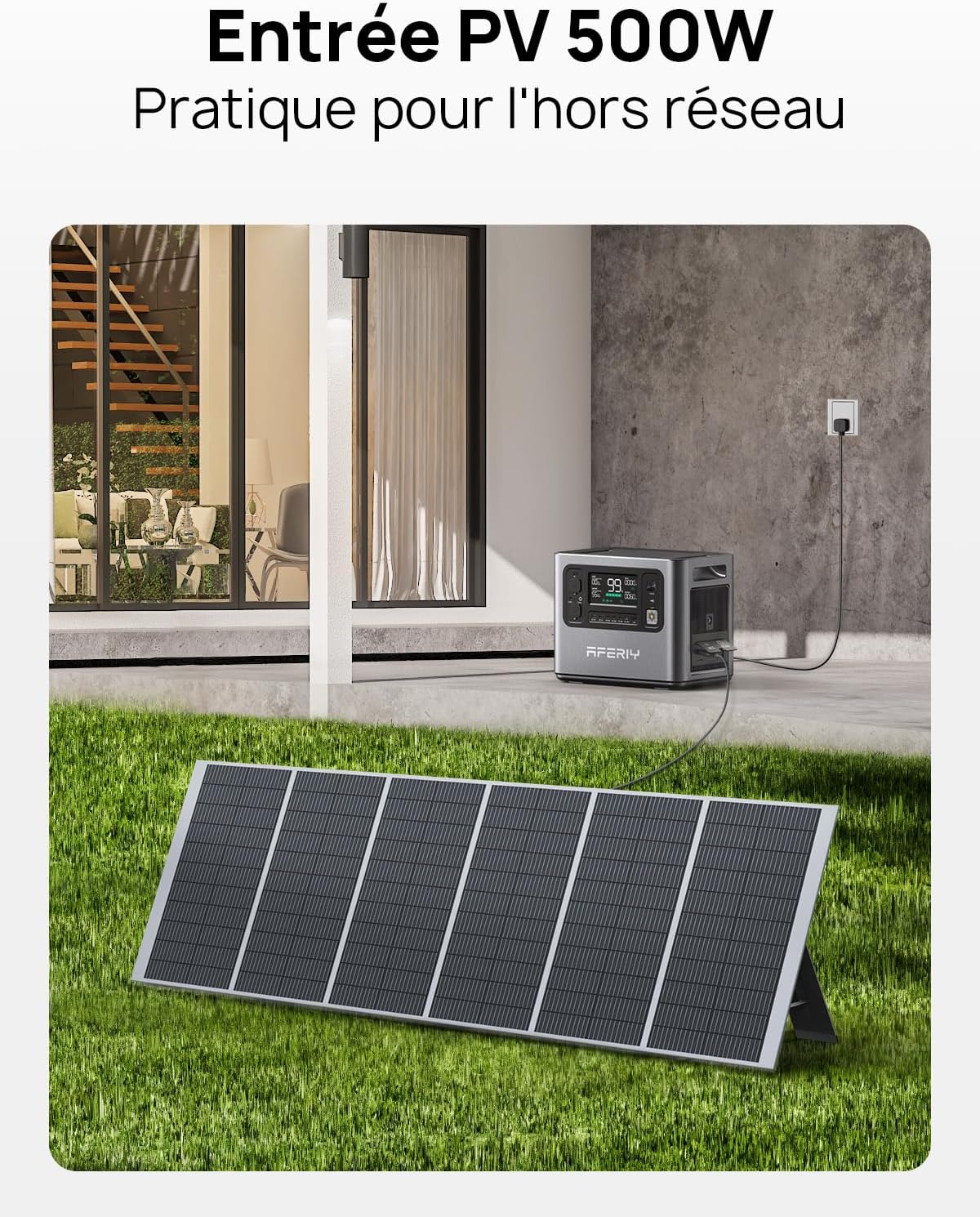 Thumbnail 5 de AFERIY Generateur Electrique Portable 2400W 2048Wh