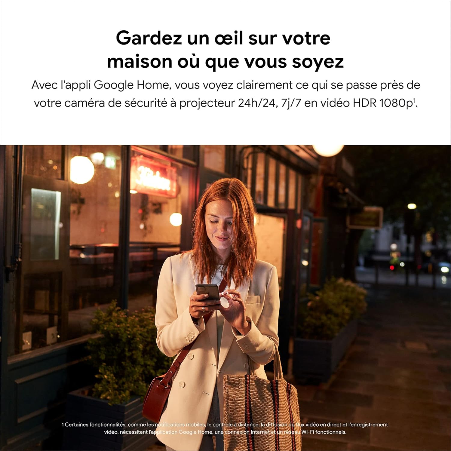 Thumbnail 3 de Nest Cam avec projecteur Extérieur Snow