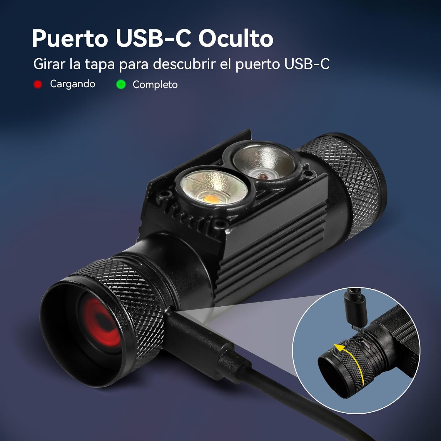 Thumbnail 4 de Sofirn D25LR/H25LR linterna frontal 660nm