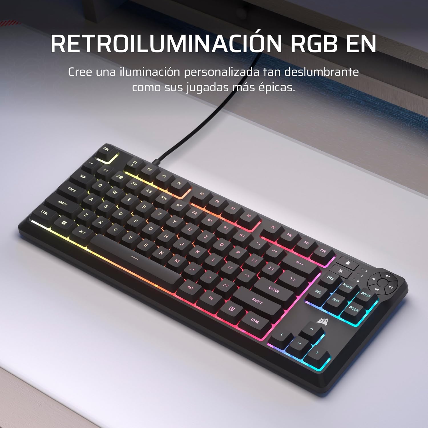 Thumbnail 5 de Corsair K55 Core TKL Teclado Gaming RGB