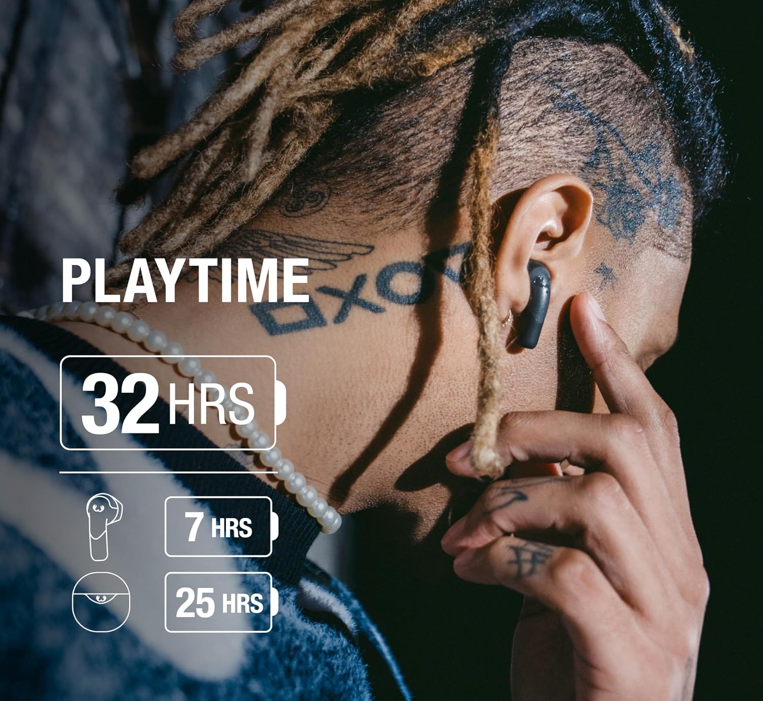 Detalle 2 de Fresh 'n Rebel Twins Blaze 🎧 Auriculares Bluetooth Inalámbricos Resistentes