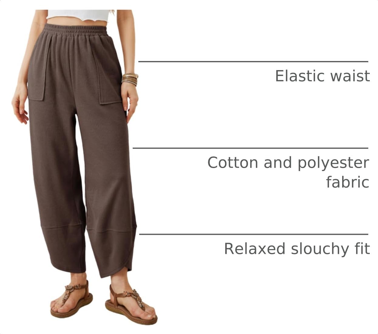 Thumbnail 3 de Xiaoxuemeng Baggy Wide Leg Pants 1 Pair