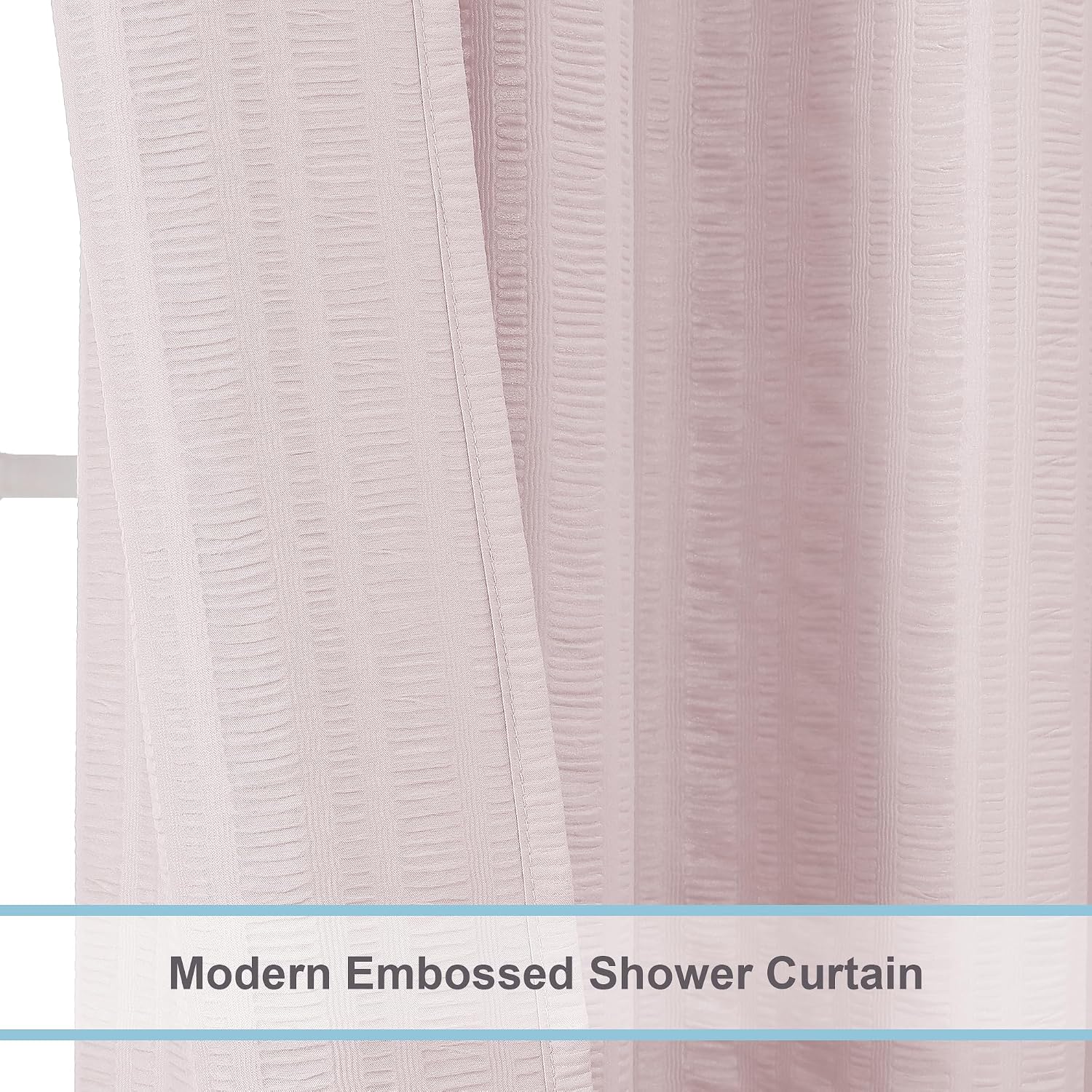 Detalle 2 de Aiyufeng Pink Shower Curtain, 72 x 78 Inches