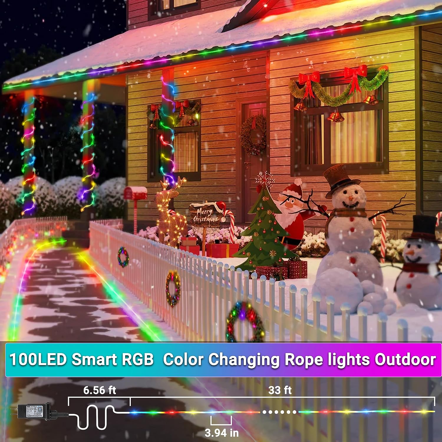 Thumbnail 3 de RGB Rope Lights, 66 ft