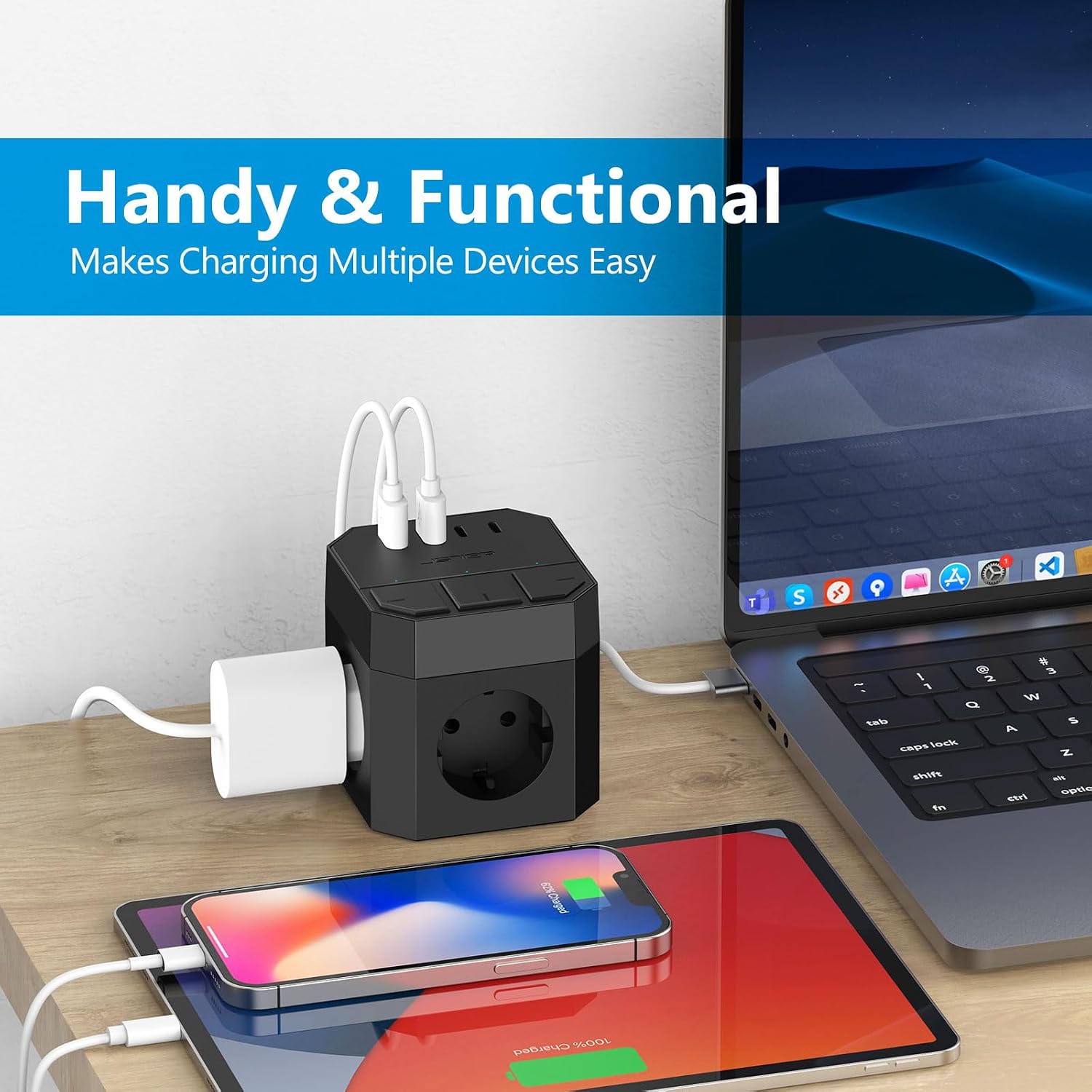 Thumbnail 6 de JSVER Multiprise Cube USB C 3680W 16A