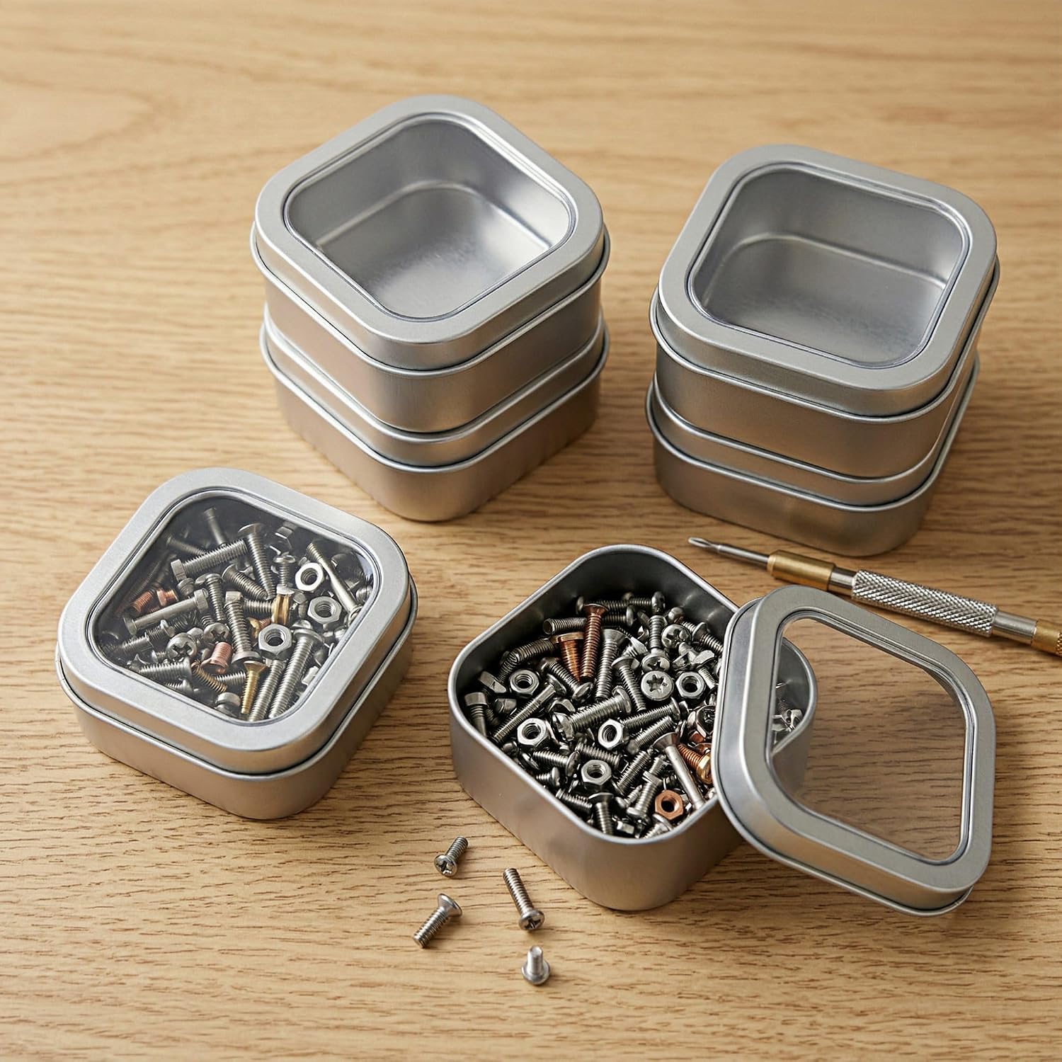 Detalle 2 de LJY Metal Tins 8 oz