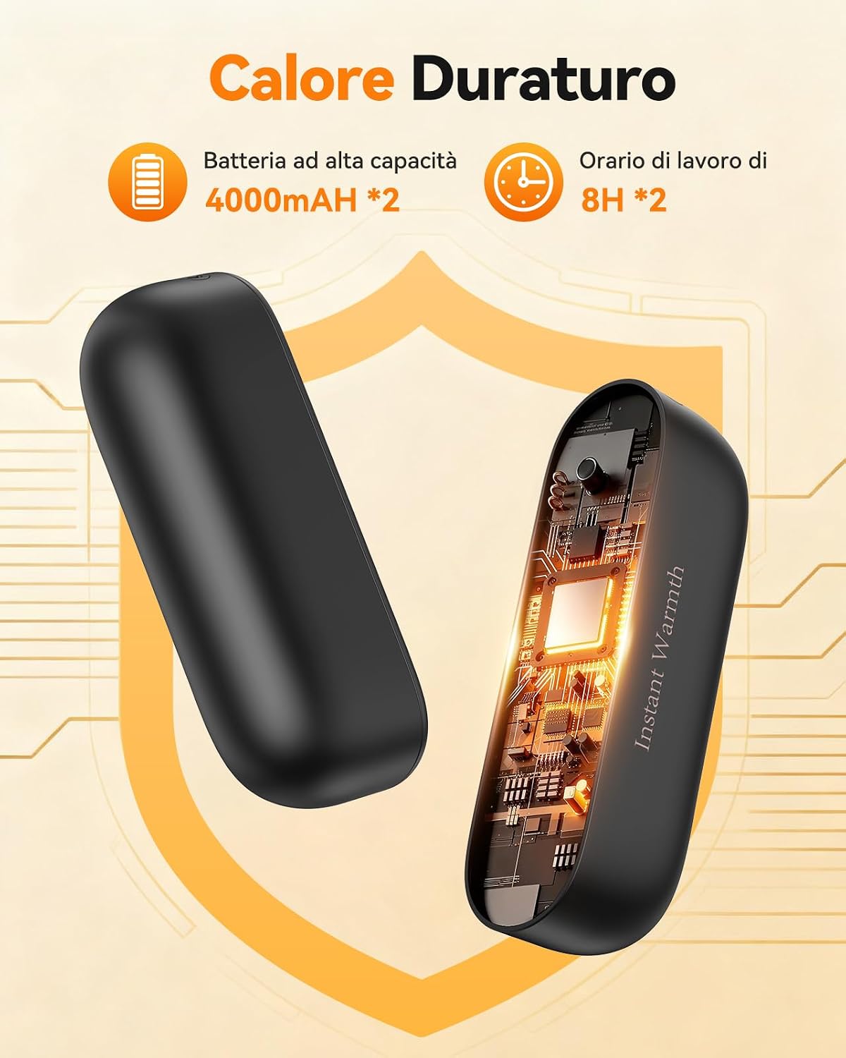 Detalle 2 de YOOKESEN Scaldamani 8000mAh 2 in 1