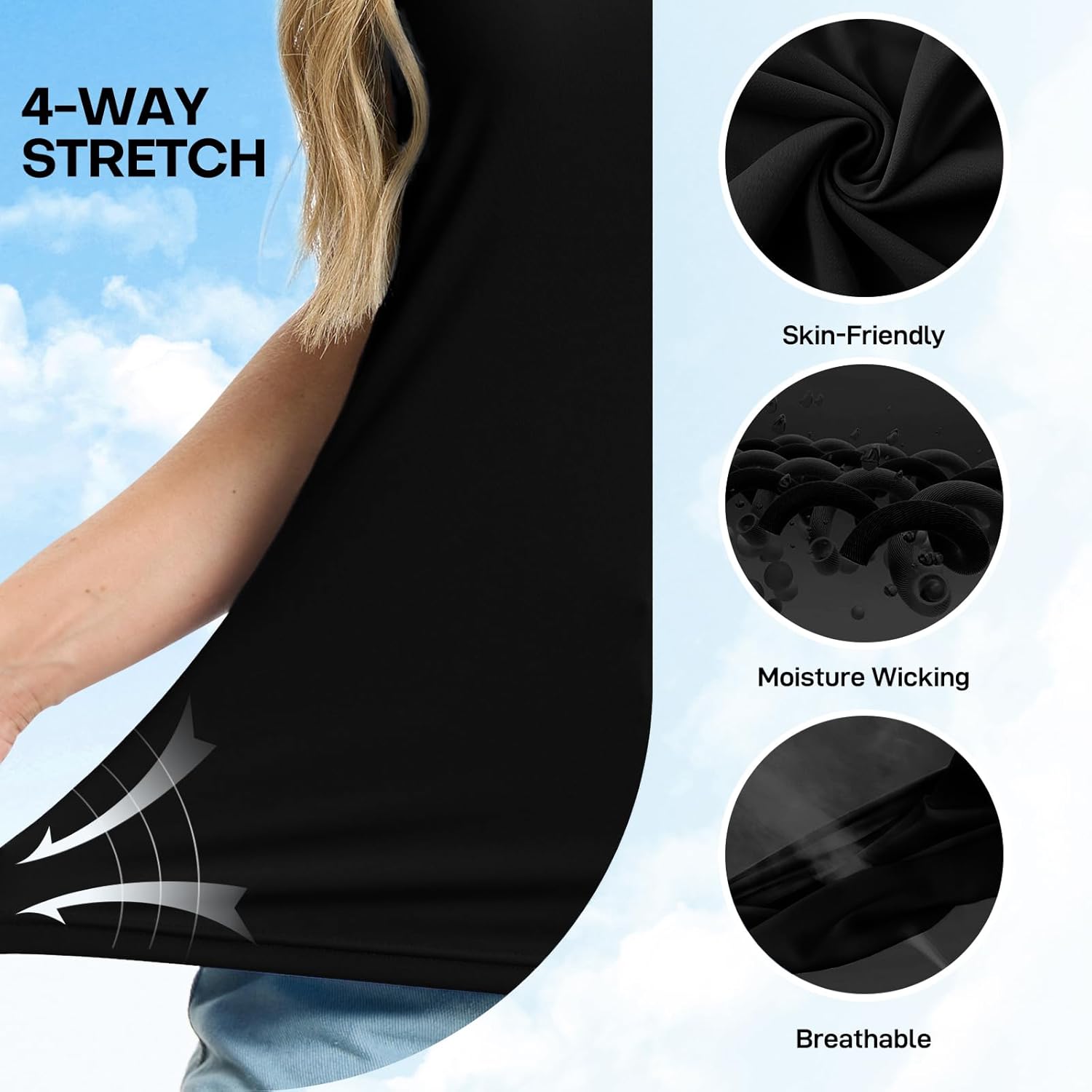 Thumbnail 5 de Women’s Short-Sleeve Quick-Dry Polo Shirt with UPF 50+ Sun Protection (UPF 50+)