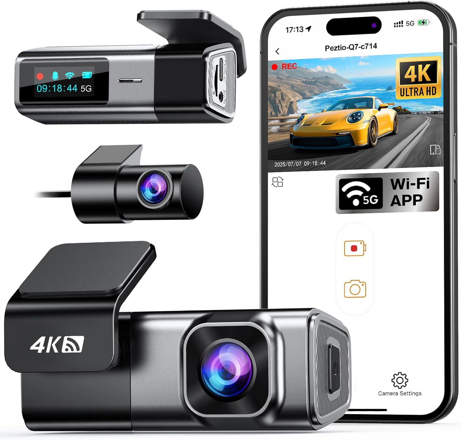 Detalle de Navycrest Q7 64GB dash cam