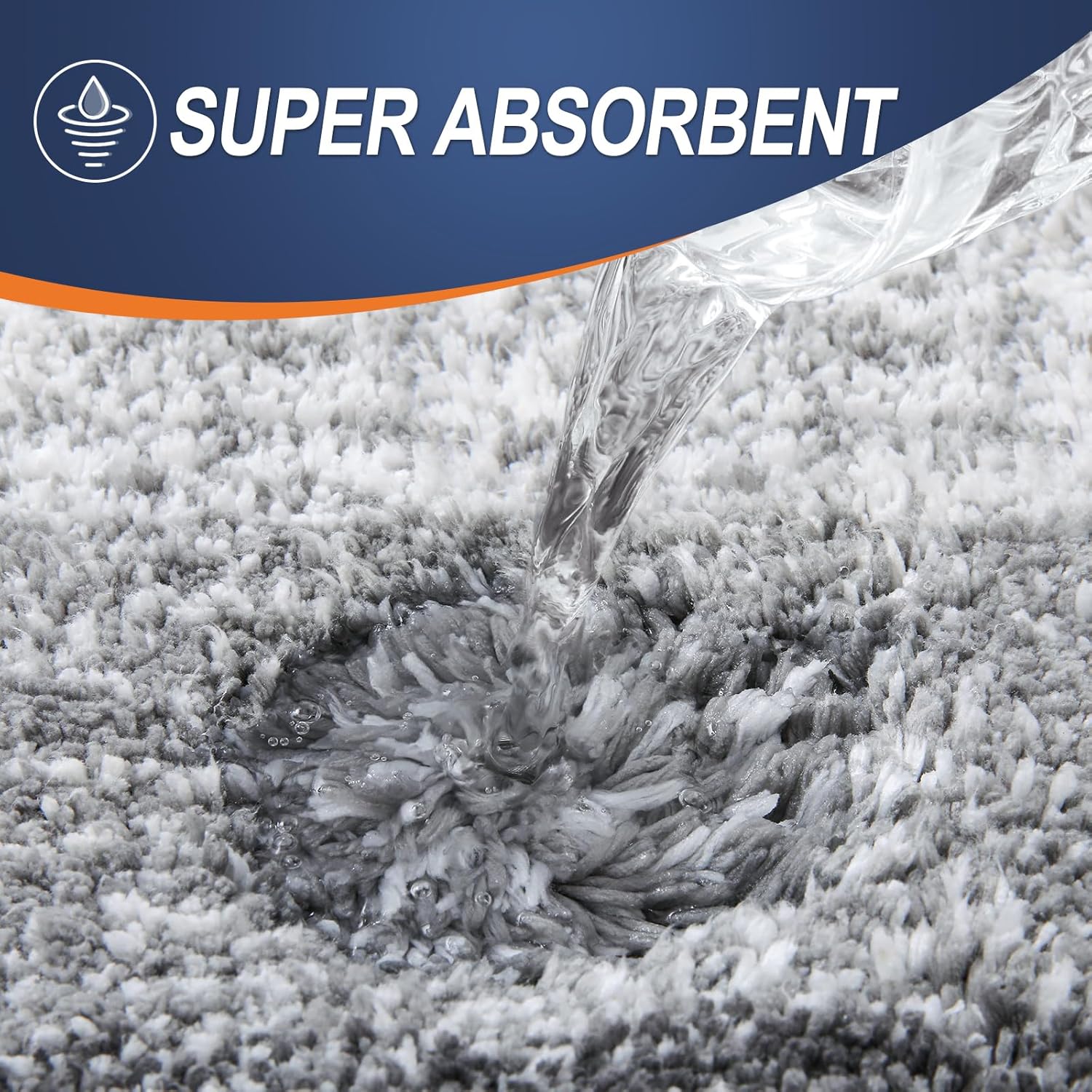 Thumbnail 3 de OLANLY Bathroom Rug 30x20, Extra Soft Microfiber