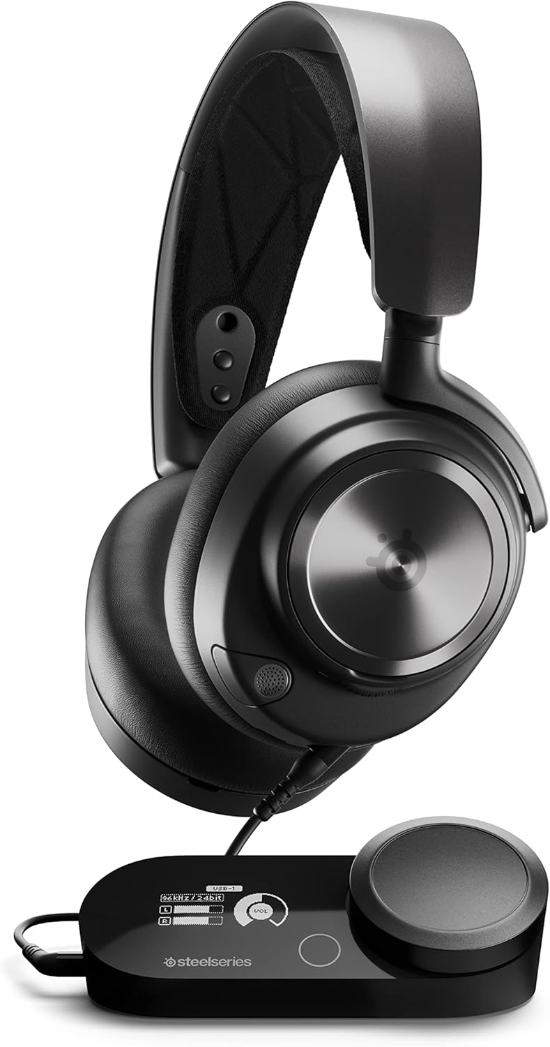 Detalle de SteelSeries Arctis Nova Pro auriculares gaming