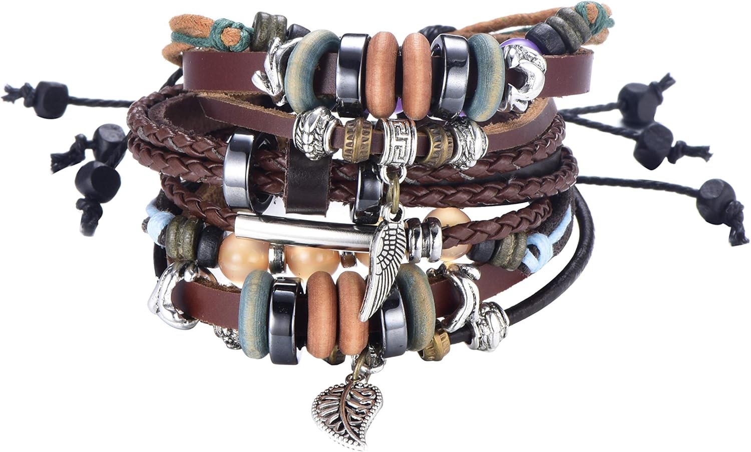 Detalle de Morella Bracciale Donna Set: 3 cinturini intercambiabili con ciondoli e ornamenti