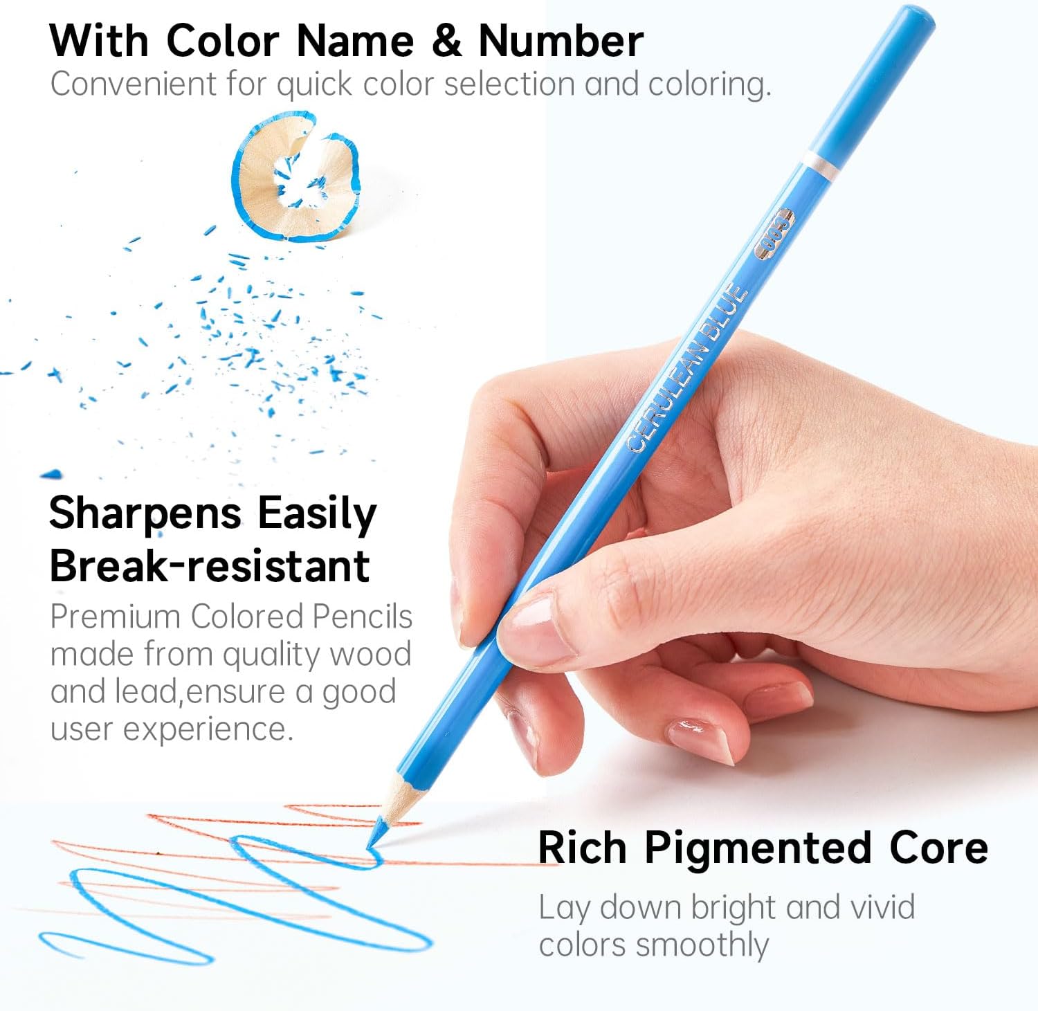 Thumbnail 3 de Shuttle Art 260 Colouring Pencils set (260 colours) in a tin box
