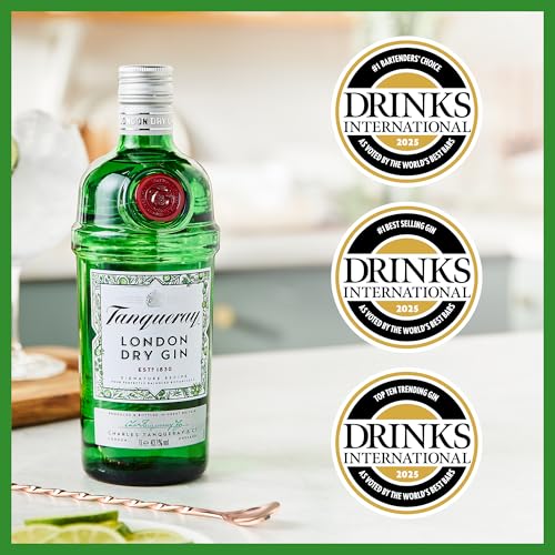 Thumbnail 6 de Tanqueray London Dry Gin – aromatischer 4-fach destillierter Gin, 43,1% vol, 1000 ml