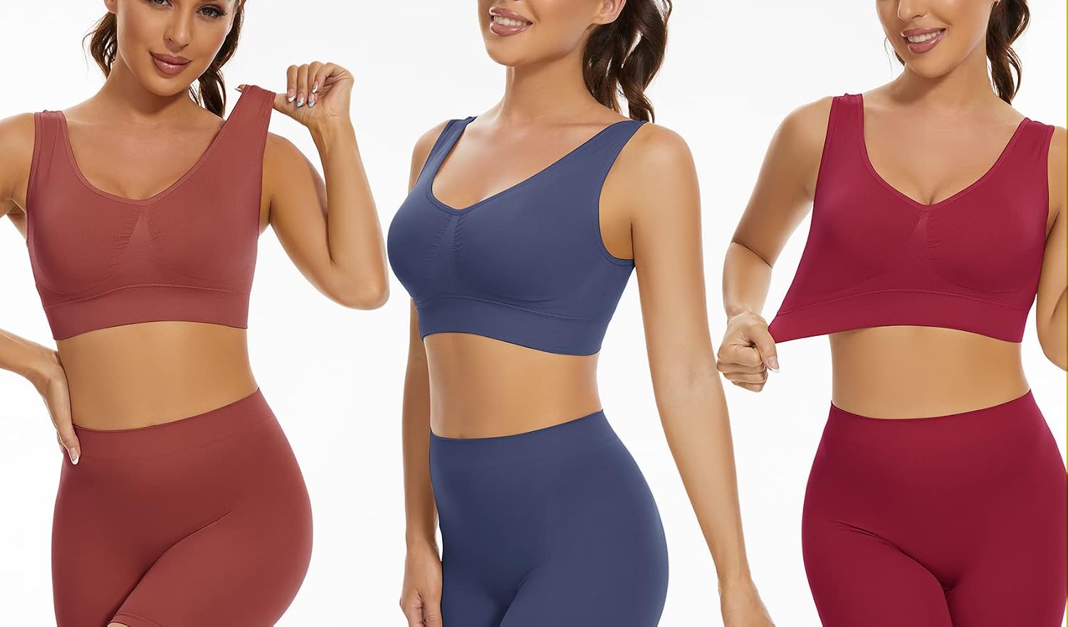 Detalle 2 de Lemef Seamless Sport BH für Damen