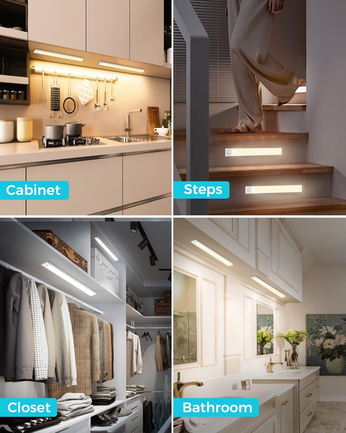 Thumbnail 6 de libtit Kabellose LED-Unterbauleuchte 40 cm