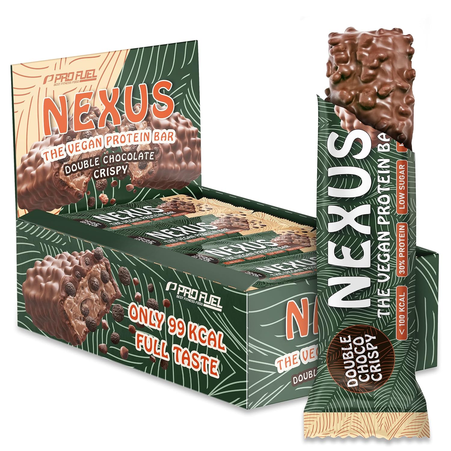Thumbnail 6 de NEXUS Protein Bar DOUBLE CHOCO CRISPY 12x30g Riegel 🍫