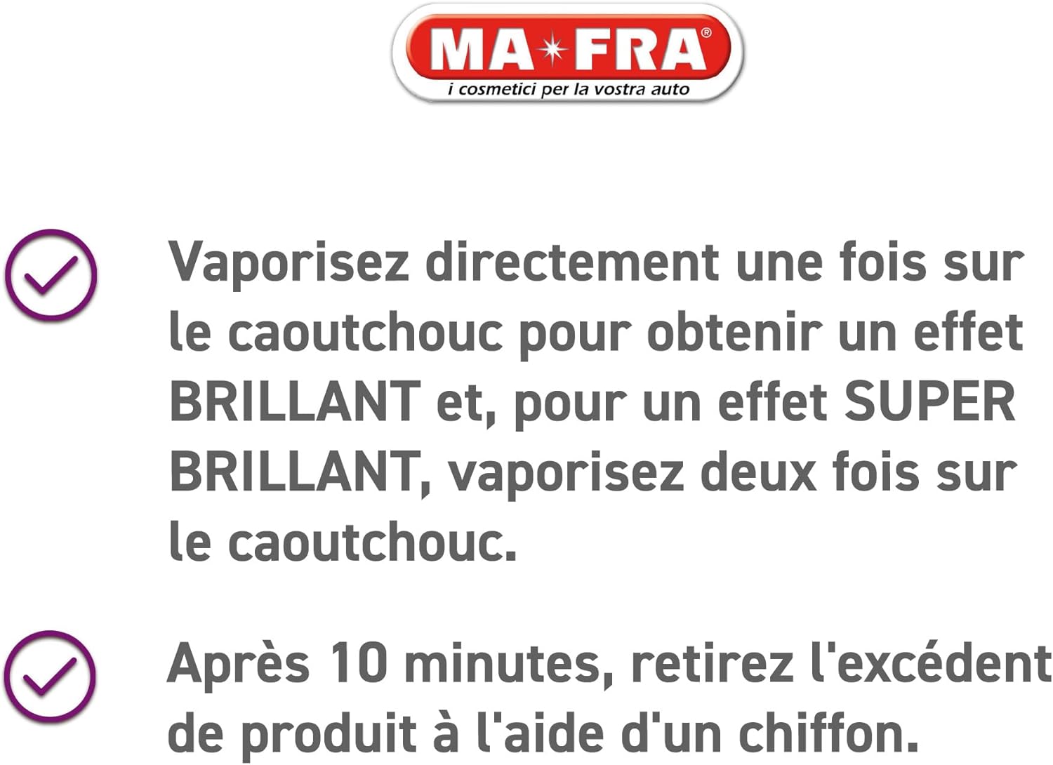 Thumbnail 6 de Mafra Extreme Black Noir Pneus Spray Ultra-Brillant 500 ml