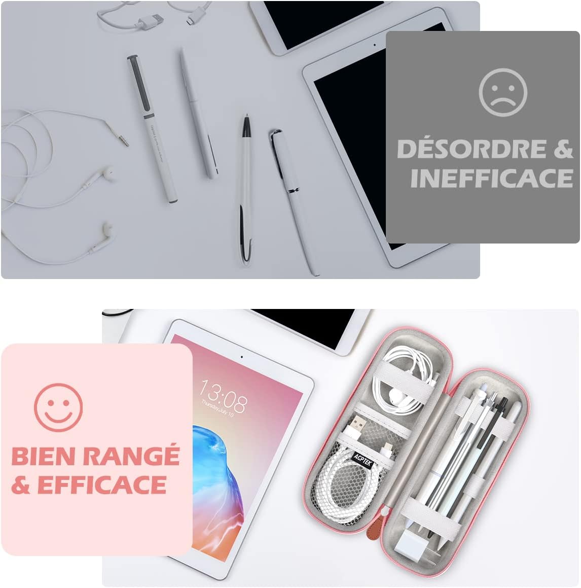 Thumbnail 6 de AGPTEK Housse Apple Pencil 205 x 75 mm
