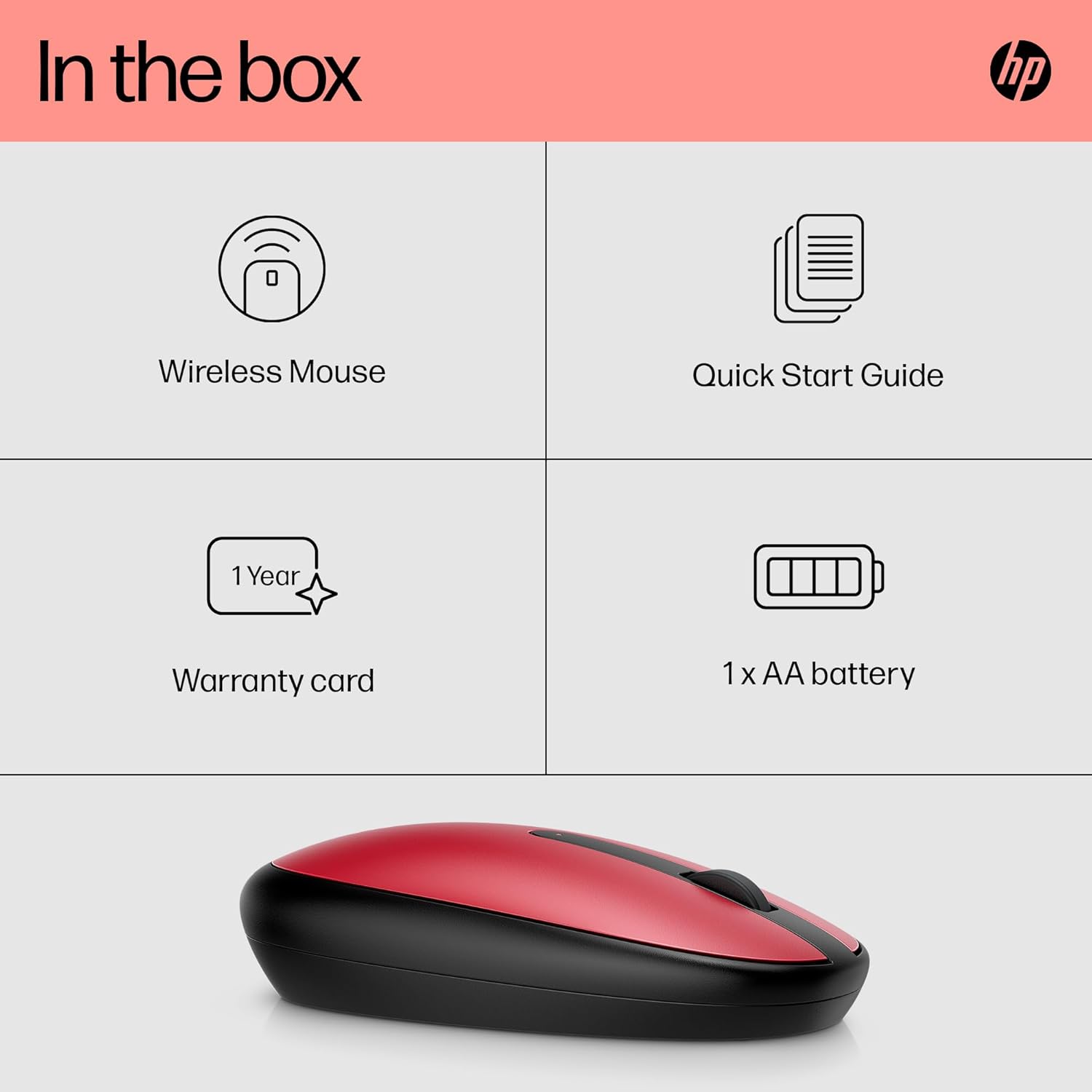 Detalle de HP 240 Bluetooth Mouse with 1600 DPI