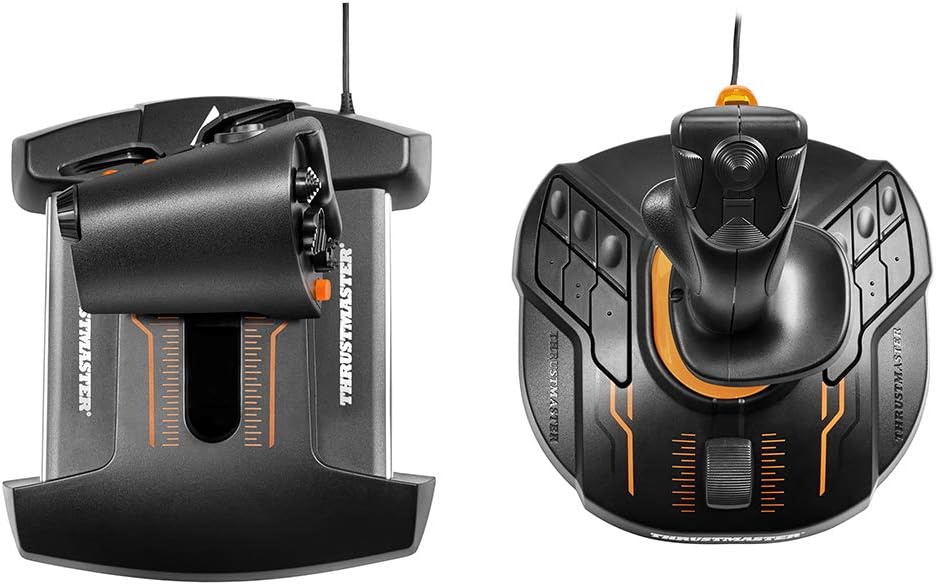 Detalle de Thrustmaster T.16000M FCS HOTAS – Flight Stick & TWCS Schubregler mit H.E.A.R.T Magnet-Technologie