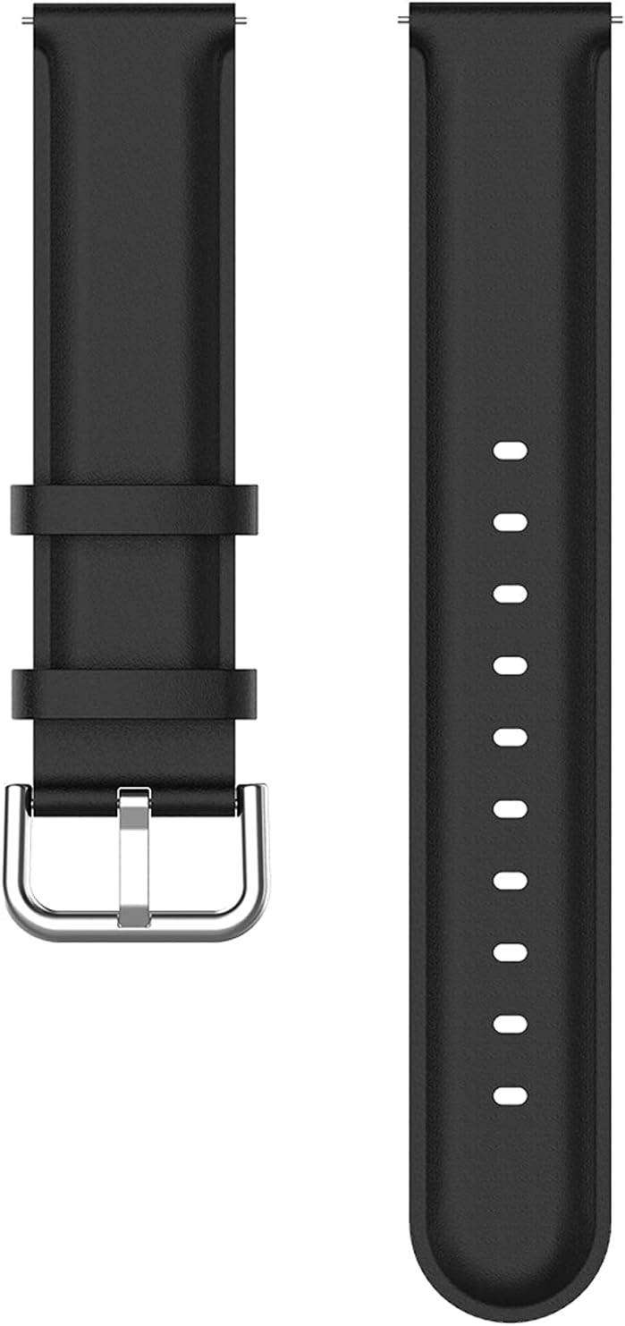 Detalle de LOKEKE 22mm Leather Replacement Band for Huawei Watch 3/3 Pro and GT2 Pro