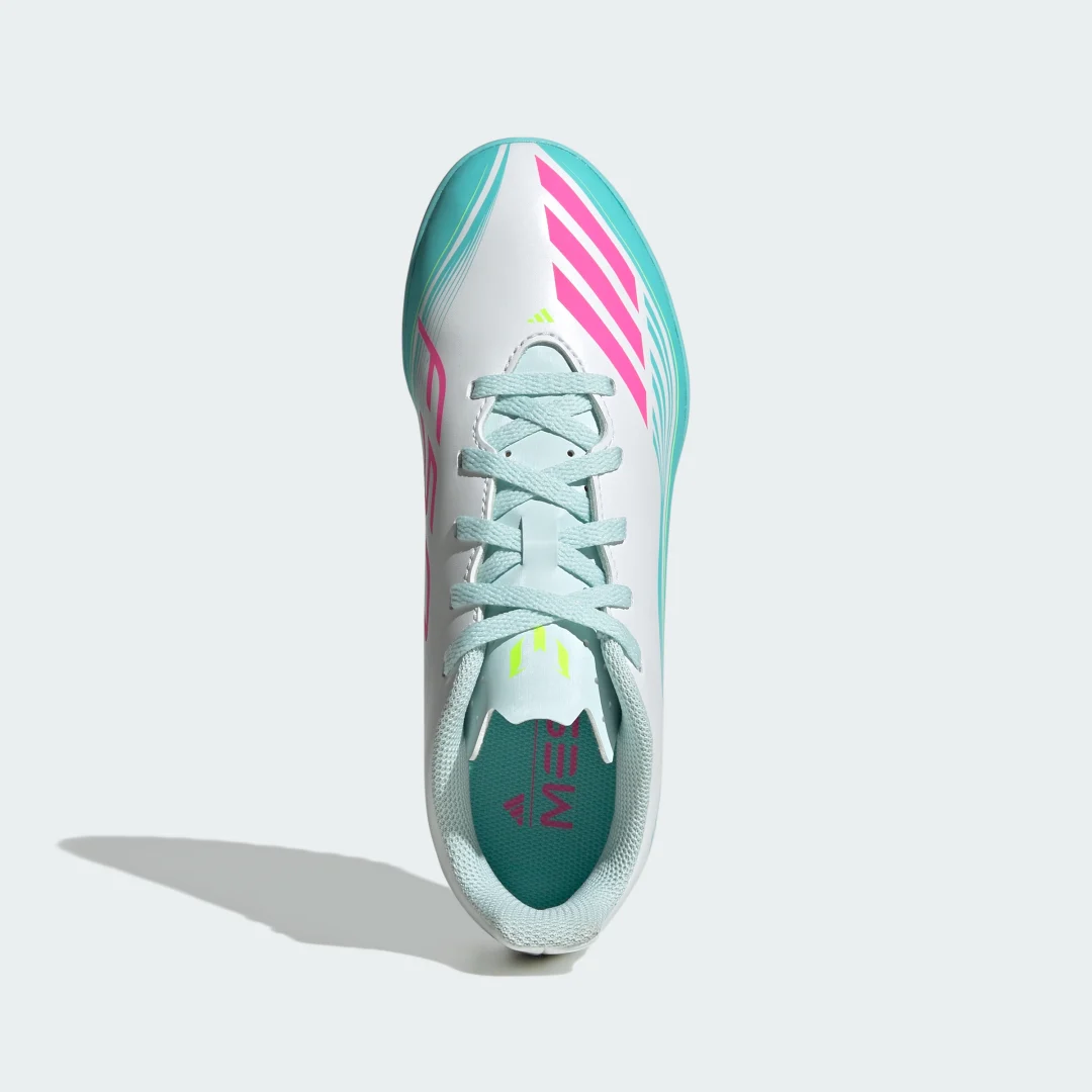 Thumbnail 2 de Adidas Zapatilla de fútbol F50 Messi Club moqueta – Blanco