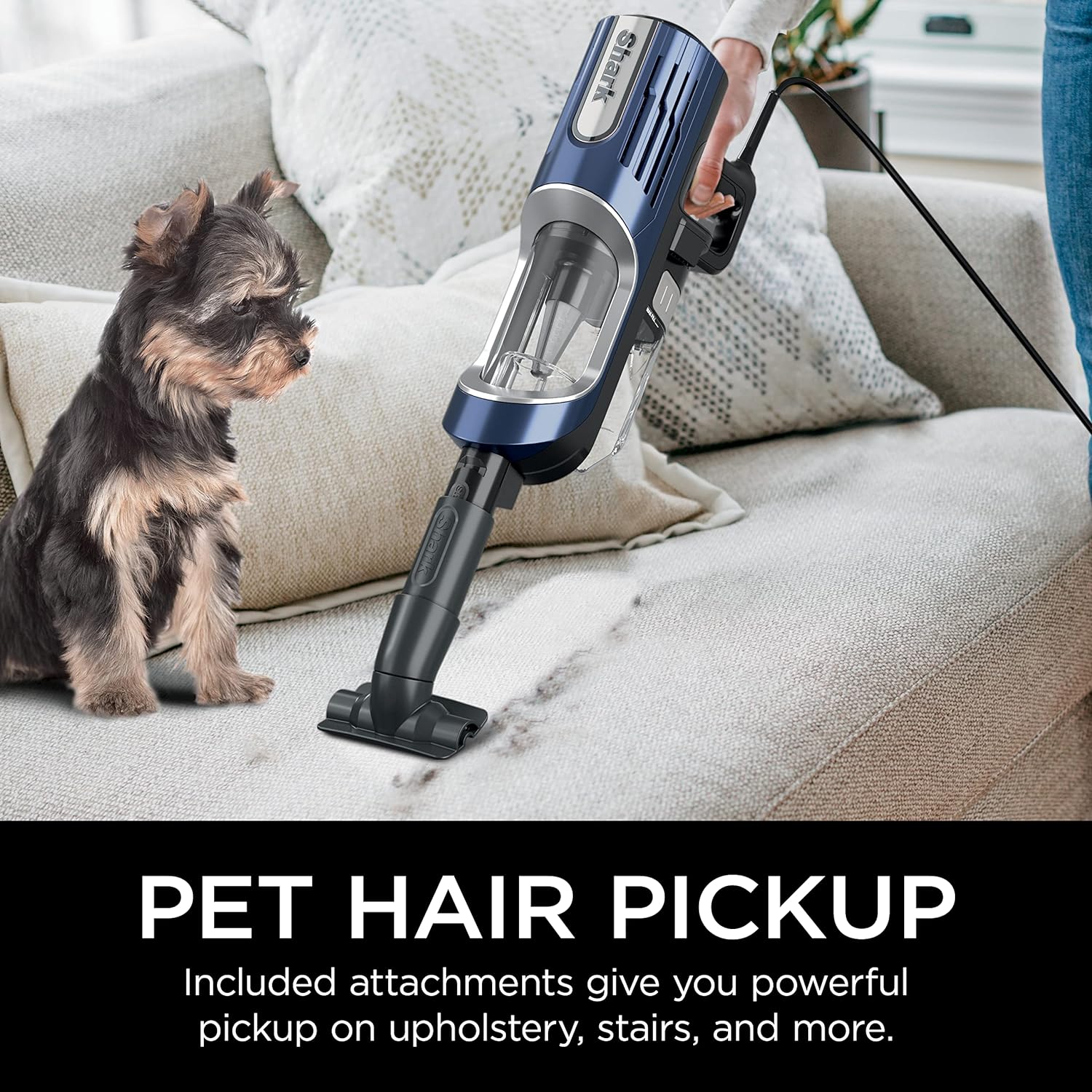 Detalle 2 de Shark HZ600C Ultralight Pet Pro Corded Stick Vacuum with PowerFins