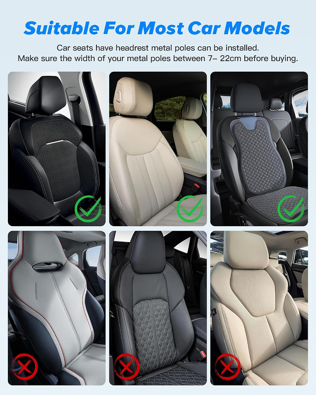Thumbnail 6 de Kopfstütze Auto Kinder – 2026 Upgrade mit 360° Drehung, 3-Punkt-Verbindung und atmungsaktivem Memory-Foam