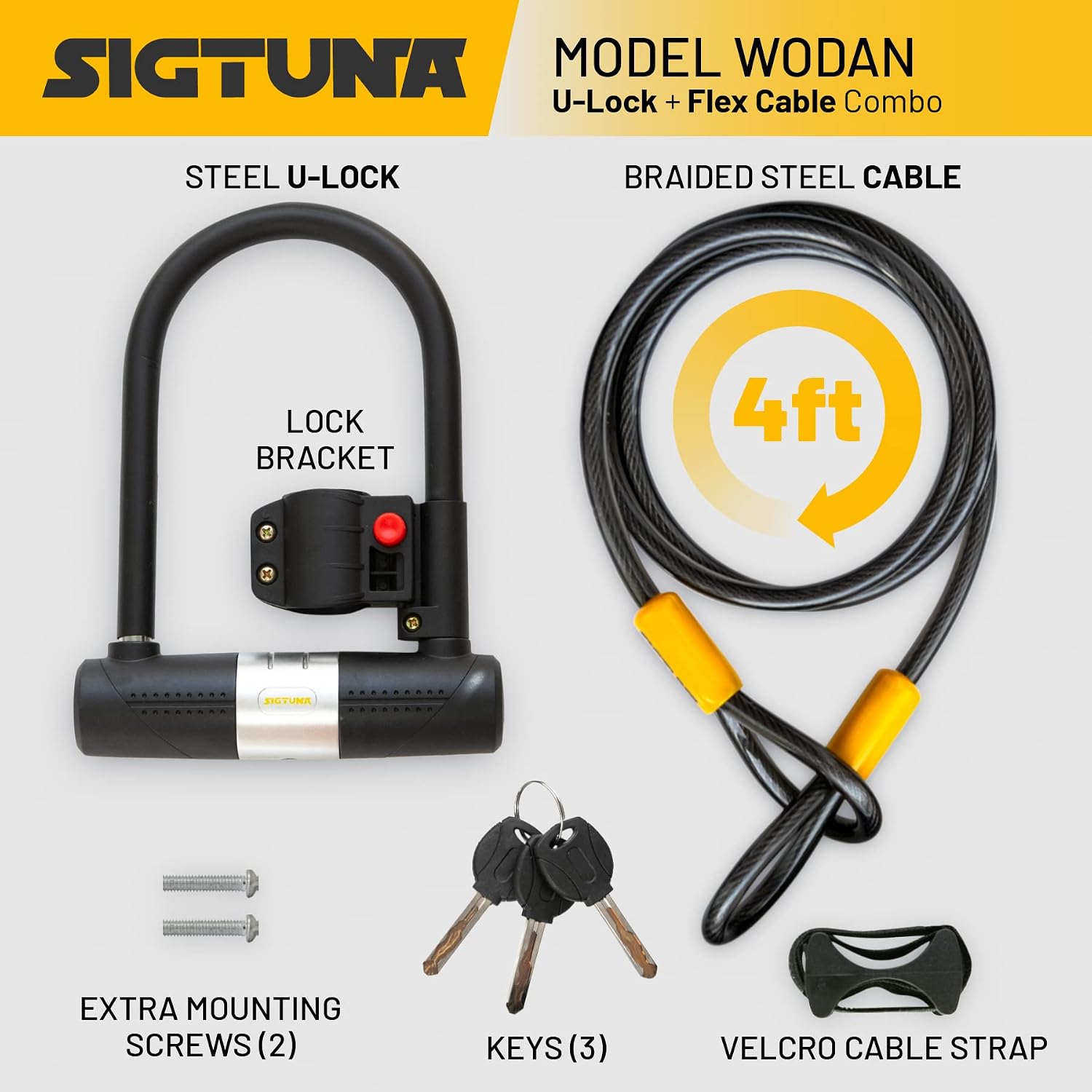 Detalle 2 de SIGTUNA Bike Lock 16mm U‑Shackle