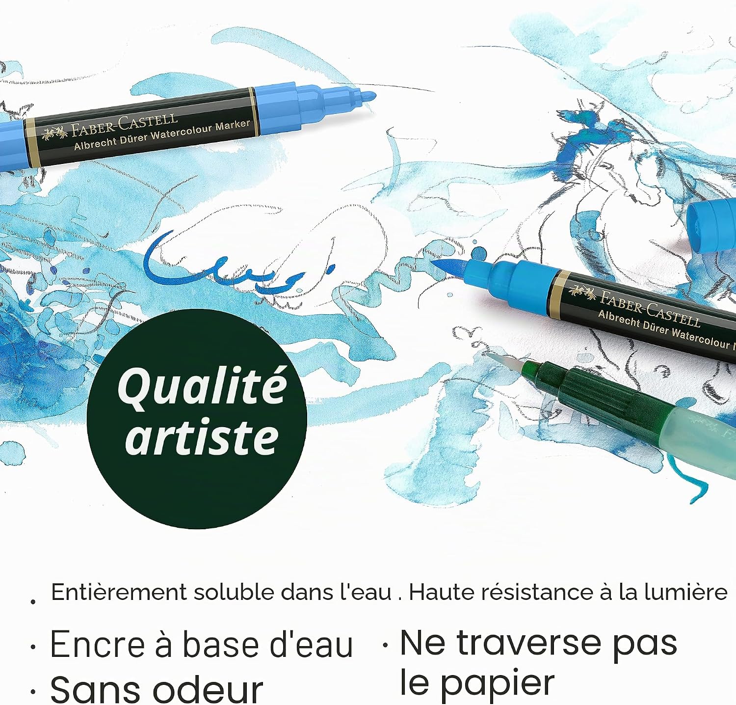 Thumbnail 2 de Faber-Castell 160310 Marqueur d'Aquarelle Albrecht Dürer — Boîtes de 10