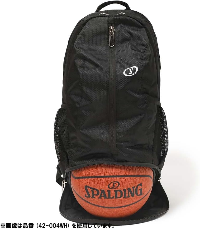 Thumbnail 6 de SPALDING ケイジャー ライト バスケットボール用バックパック、ポリエステル製、ブルー×ホワイト、W35×H57×D32cm