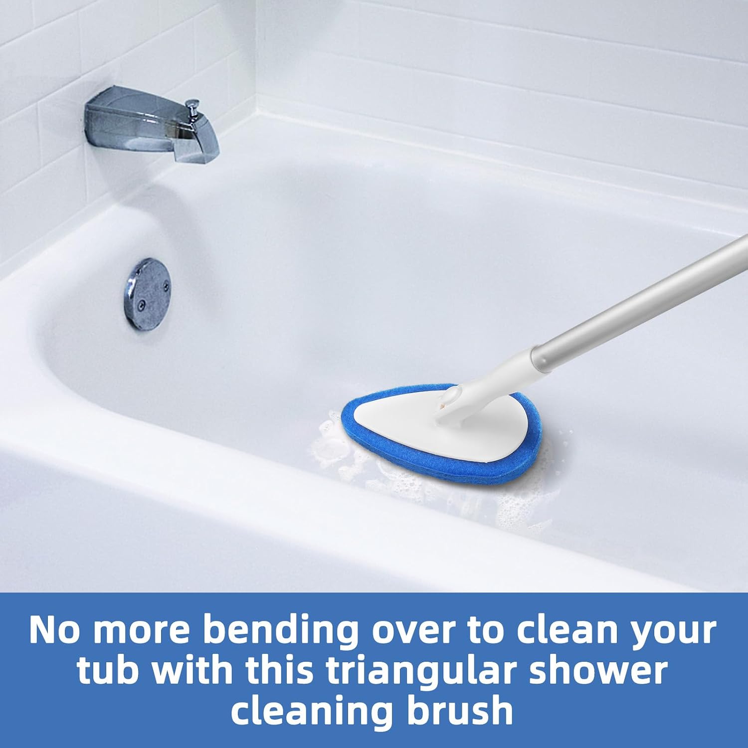 Thumbnail 4 de Qaestfy 51in Shower Scrubber with Long Handle