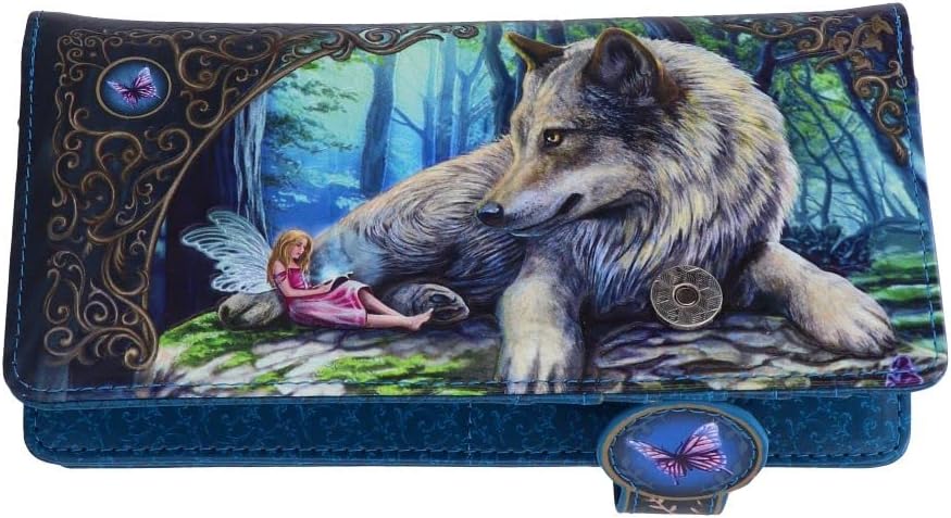Detalle 2 de Nemesis Now Lisa Parker Fairy Stories embossed purse (18.5cm) – multi-coloured PU cash & cards wallet