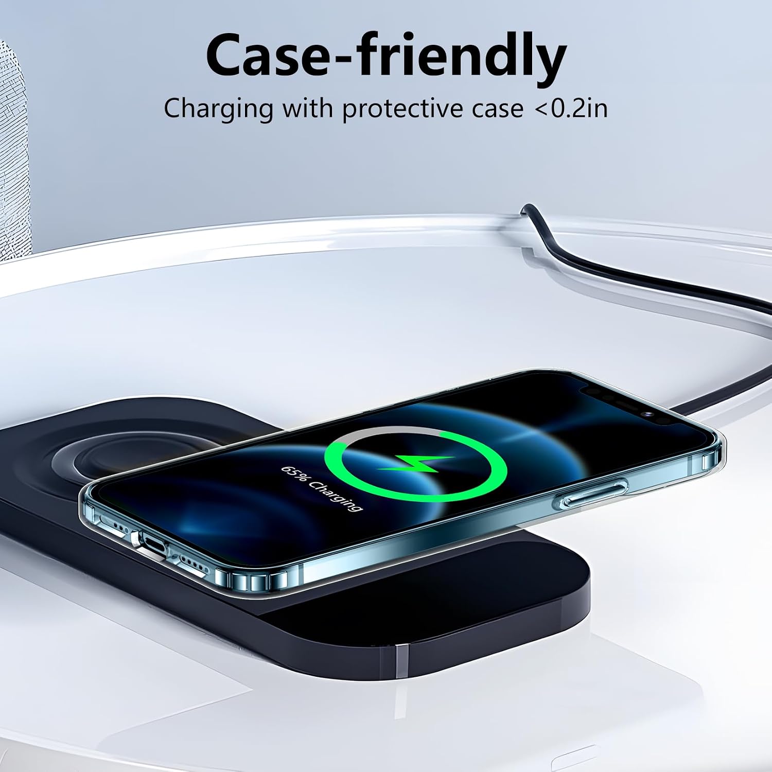 Thumbnail 6 de SPIDERCASE KZ-01 Clear TPU Case for iPhone 12 Pro Max, Slim and Shock-Absorbent