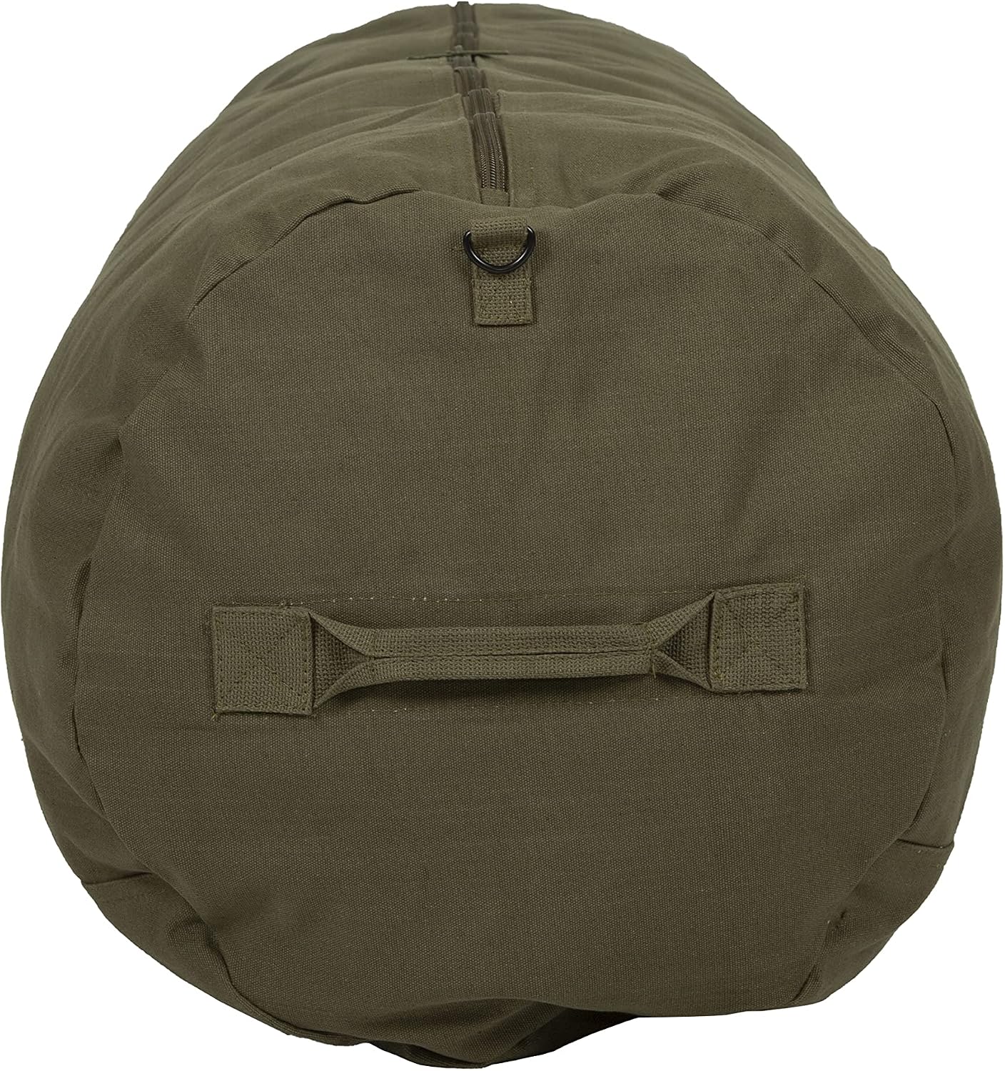 Detalle de StanSport torba marynarska z płótna bawełnianego, oliwkowa, 127 × 45 × 45 cm