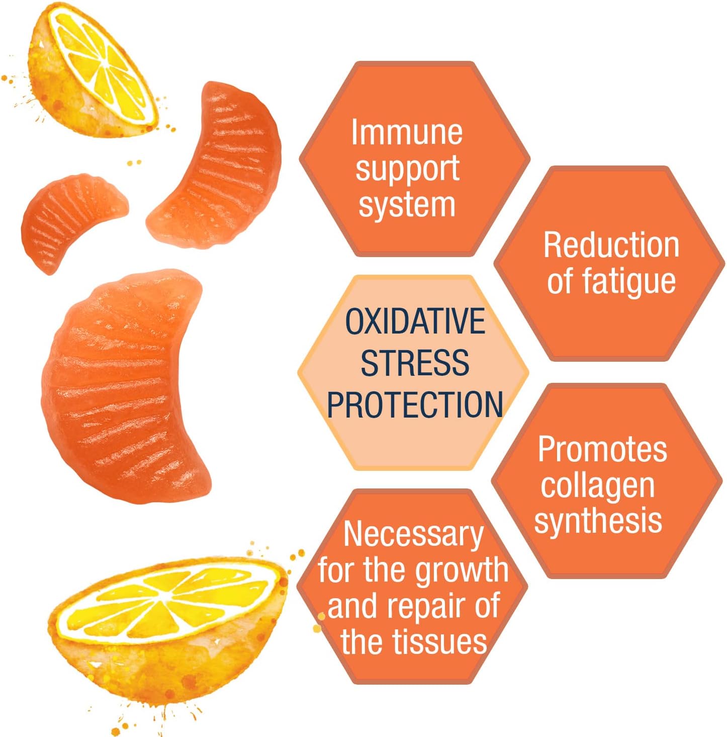 Thumbnail 2 de Weider Vitamin C Gummies (gominolas) 84 unités – sans sucre, sans gluten, arômes naturels