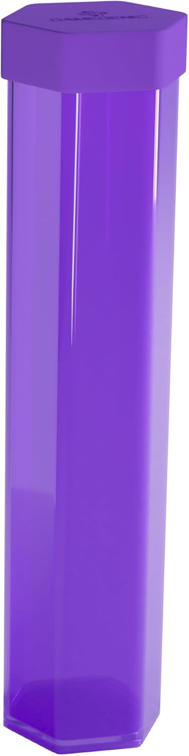 Gamegenic Playmat Tube Purple: tappetino esagonale viola per tavoli da gioco, protezione non acida