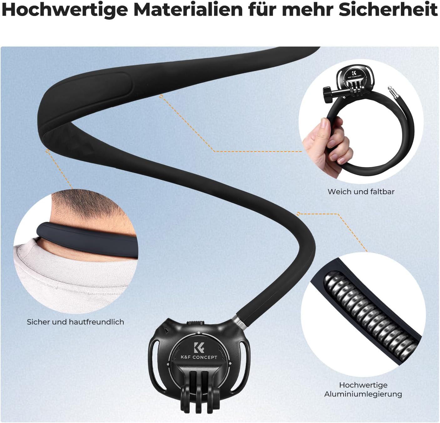 Thumbnail 4 de K&F CONCEPT Halshalterung für GoPro POV 🎥
