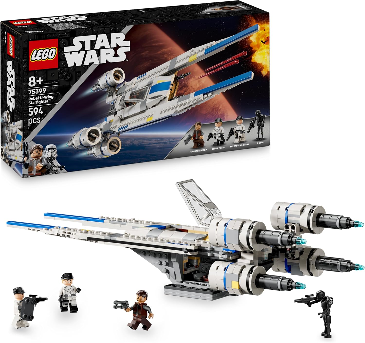 Detalle de LEGO 75399 U-Wing 8 anni 🧩