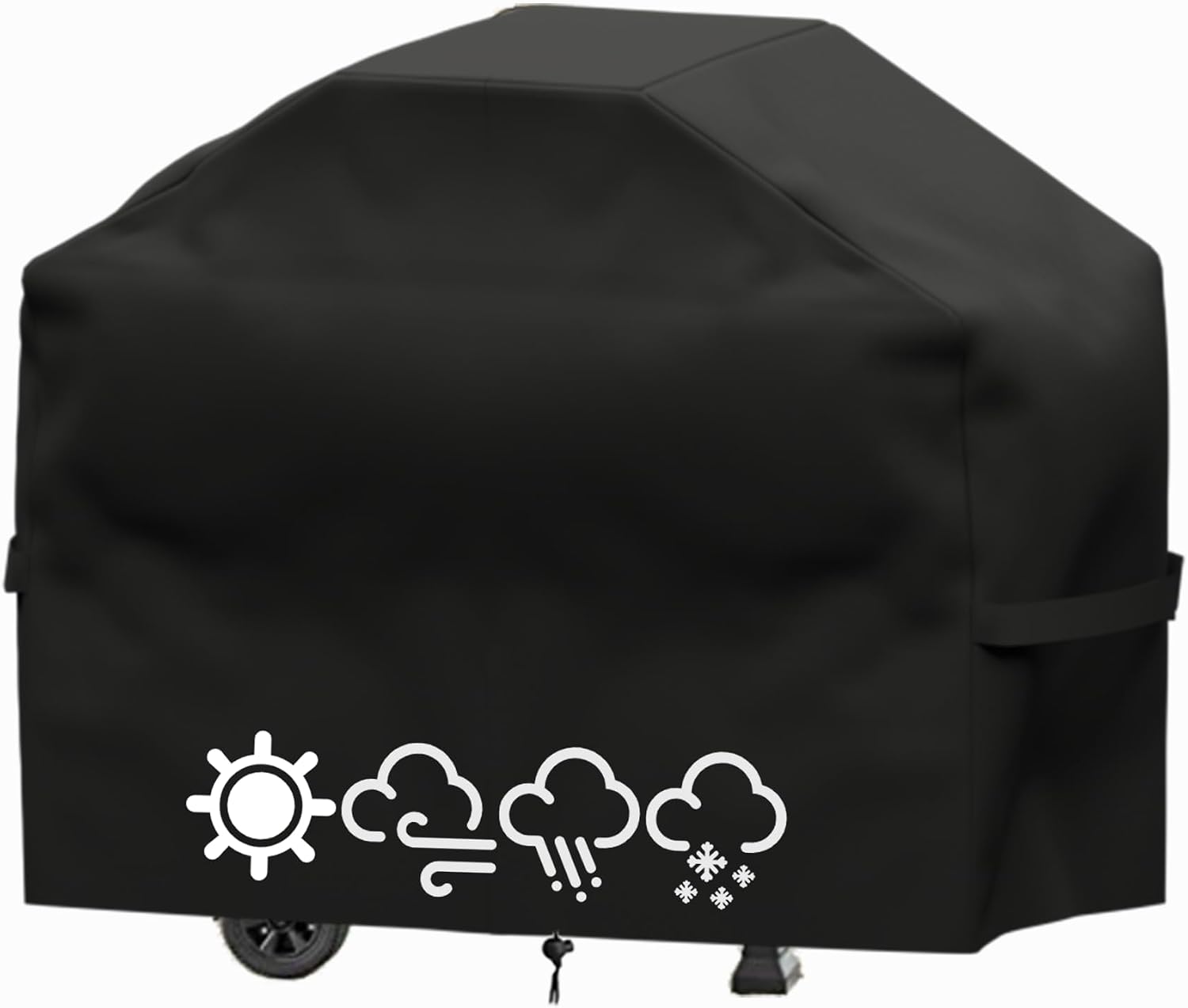 Detalle de Jemkgeik Copertura Barbecue da Esterno 145x61x117 cm: protezione impermeabile per tutte le stagioni