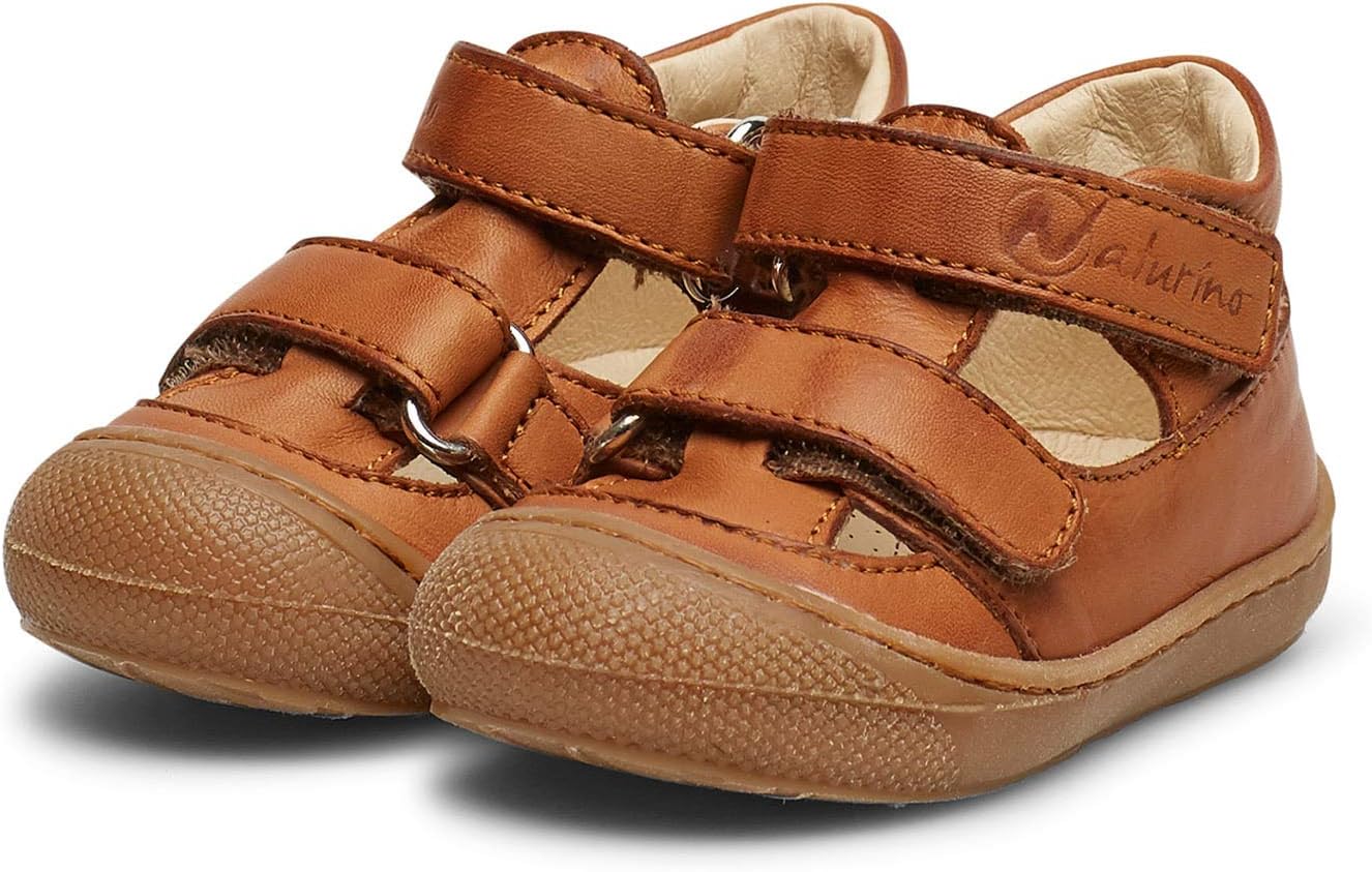 Detalle de Naturino Halb geschlossene Sandalen — Lederkomfort mit Klettverschluss