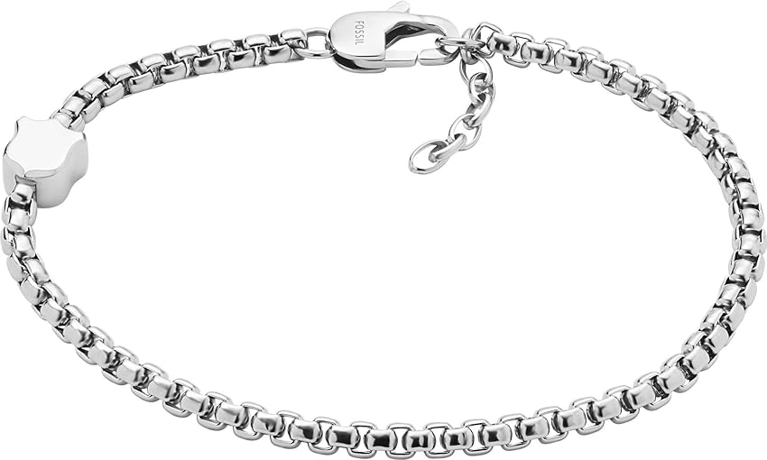 Fossil JF04342040 pulsera acero 220 mm plata
