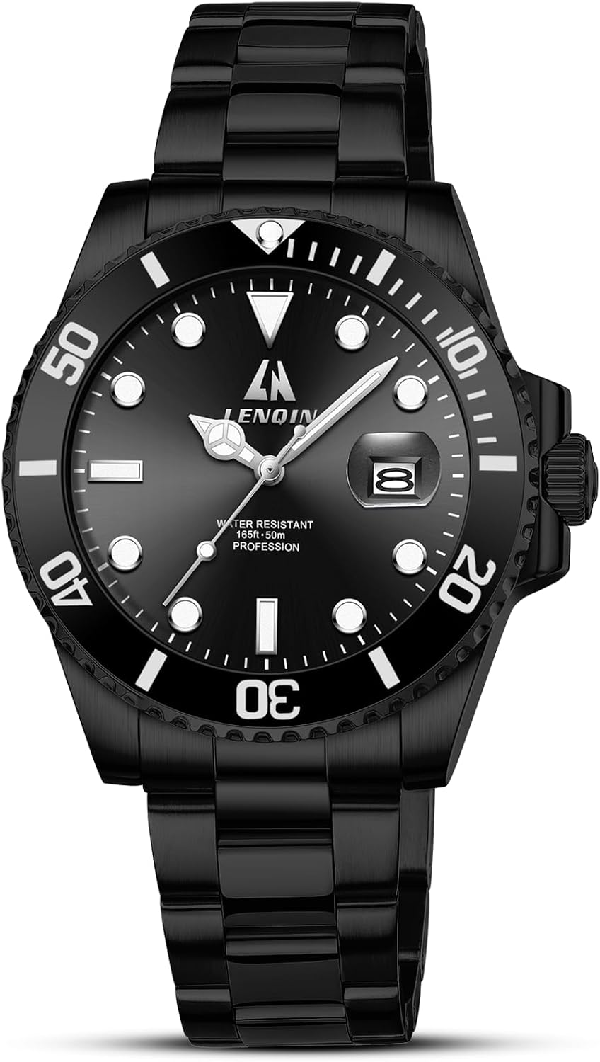 Detalle 2 de LN LENQIN Reloj Hombre acero 3ATM